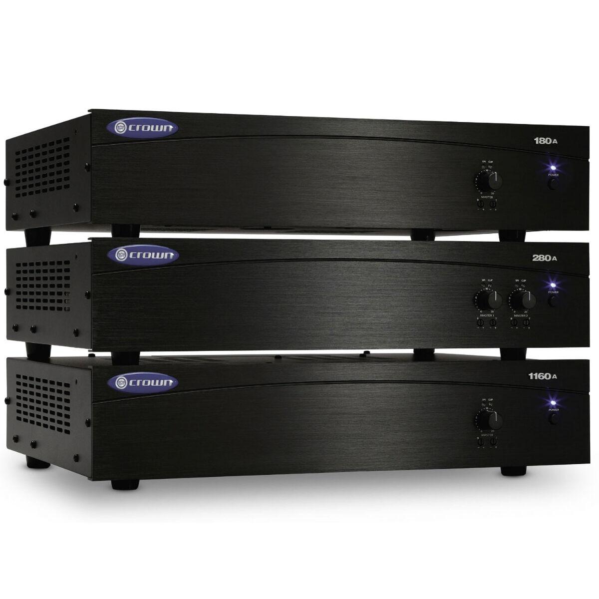 Crown 280A Dual 80W Commercial Power Amplifier Crown 280A Dual 80W Commercial Power Amplifier
